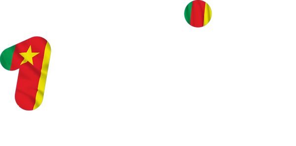 O logotipo foi criado para a 1win Cameroon