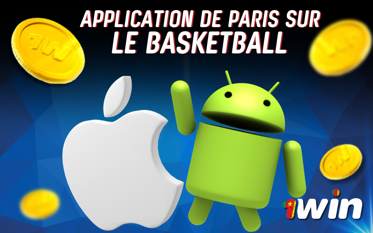 Les clients peuvent facilement placer des paris sur le basket-ball chez 1Win grâce à l'application pour smartphone.