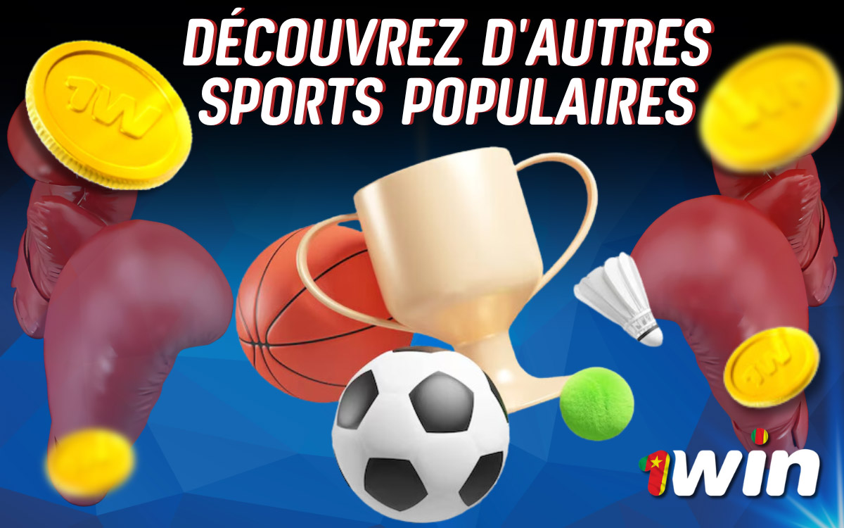 Les habitants du Cameroun sont très friands de sport et regardent souvent divers jeux sportifs, y compris ceux proposés par les options de paris 1win. Comme le football, le basket-ball, le tennis et d'autres.