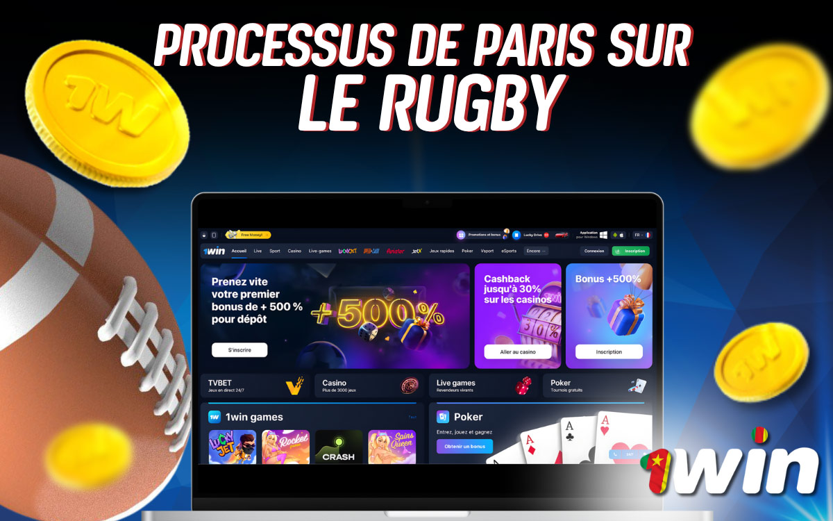 Le processus de paris sur le rugby chez 1Win. Une procédure étape par étape pour s'inscrire sur la plateforme 1Win.