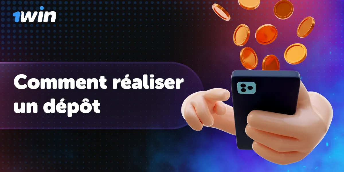 Instructions pas à pas pour déposer chez 1Win