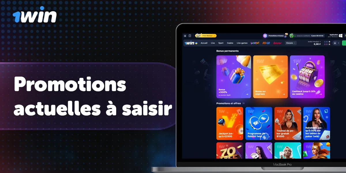 Quelles sont les promotions et les bonus 1Win disponibles pour les utilisateurs camerounais de Zasta ?