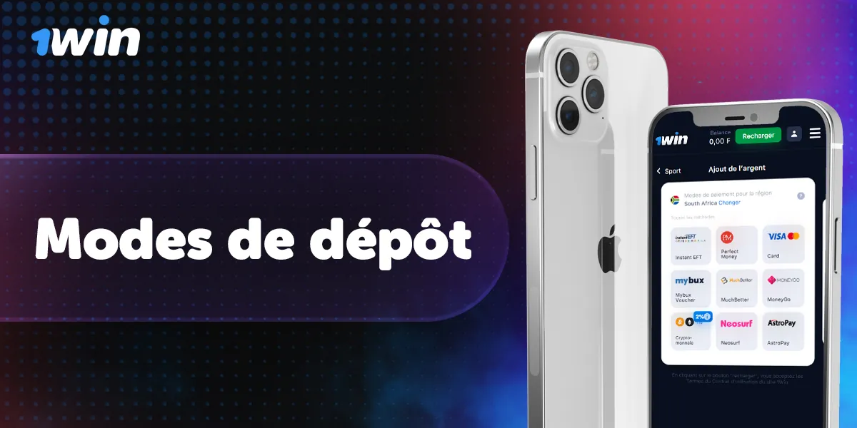 Quelles sont les méthodes de dépôt que 1Win propose aux utilisateurs camerounais ?